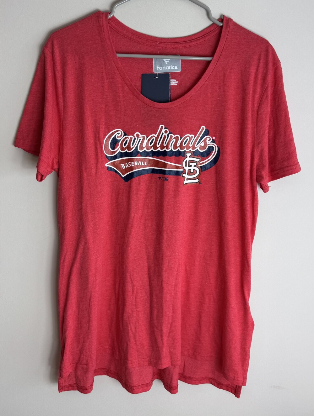 Fanatics Cardinals Baseball T-Shirt Large Red Cardinals Baseball STL Logo